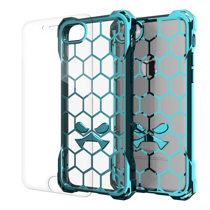 iPhone 8 Case, Ghostek® Covert Teal, Premium Impact Protective Armor | Lifetime Warranty Exchange (Color in image: teal)