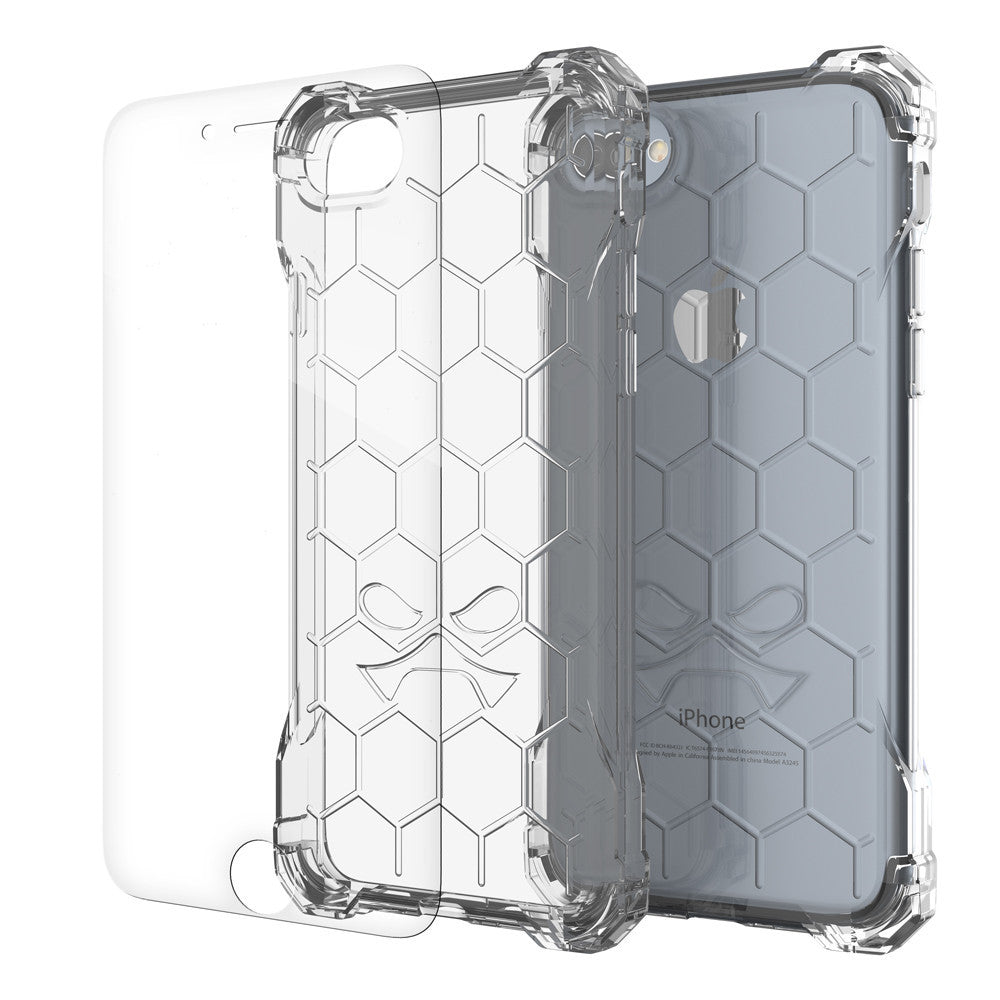 iPhone 7 Case, Ghostek® Covert Clear, Premium Impact Protective Armor | Lifetime Warranty Exchange (Color in image: clear)