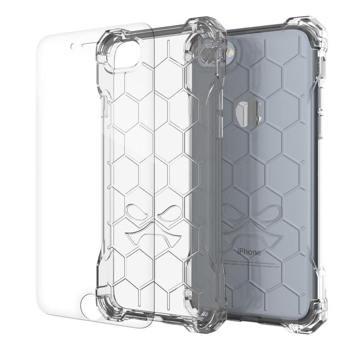 iPhone 8 Case, Ghostek® Covert Clear, Premium Impact Protective Armor | Lifetime Warranty Exchange (Color in image: clear)