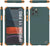 Punkcase Protective & Lightweight TPU Case [Sunshine Series] for iPhone 11 Pro [Dark Green] (Color in image: Grey)