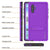 PunkCase Galaxy Note 10+ Plus Waterproof Case, [KickStud Series] Armor Cover [Purple] (Color in image: Light Blue)