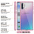 Galaxy Note 20 Ultra Punkcase Lucid-2.0 Series Slim Fit Armor Crystal Pink Case Cover (Color in image: Pink)