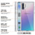 Galaxy Note 10+ Plus Punkcase Lucid-2.0 Series Slim Fit Armor White Case Cover (Color in image: Crystal Pink)