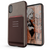 iPhone X Case, Ghostek Exec 2 Series for iPhone X / iPhone Pro Protective Wallet Case [BROWN] (Color in image: Brown)