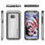 Galaxy S8 Plus Waterproof Case, Ghostek Atomic 3 Series| Underwater | Shockproof | Dirt-proof | Snow-proof | Aluminum Frame | Ultra Fit | (Silver) (Color in image: Pink)