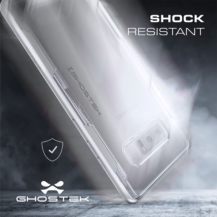 Galaxy Note 8 Case, Ghostek Cloak 3 Galaxy Note 8 Clear Transparent Bumper Case Note 8 2017 | TEAL 