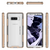 Galaxy Note 8 Case, Ghostek Cloak 3 Galaxy Note 8 Clear Transparent Bumper Case Note 8 2017 | GOLD (Color in image: Pink)