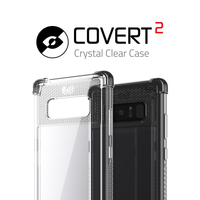 Galaxy Note 8 Case, Ghostek Covert 2 Series for Galaxy Note 8 Protective Case  [ BLACK] (Color in image: Teal)