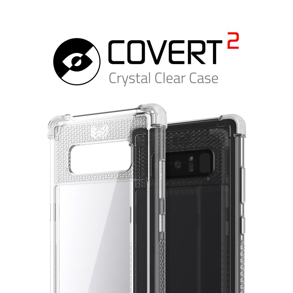 Galaxy Note 8 Case, Ghostek Covert 2 Series for Galaxy Note 8 Protective Case  [WHITE] (Color in image: Orange)