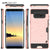 Galaxy Note 8 Case, PUNKcase [SLOT Series] Slim Fit  Samsung Note 8 [Rose] (Color in image: Gold)
