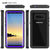 Galaxy Note 8 Case, Punkcase [Extreme Series] [Slim Fit] [IP68 Certified] [Shockproof] Armor Cover W/ Built In Screen Protector [Purple] (Color in image: Black)