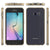 Galaxy S6 Case, Ghostek Cloak Series Gold  Slim Premium Protective Hybrid Impact Glass Armor (Color in image: black)