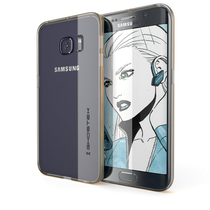 Galaxy S6 Edge+ Plus Case, Ghostek Gold Cloak Series Slim Hybrid Impact Armor | Lifetime Warranty (Color in image: gold)