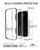S7 Edge Case Ghostek® Cloak Black Series Slim | Aluminum Frame Lifetime Warranty Exchange (Color in image: Gold)