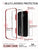 S7 Edge Case Ghostek® Cloak Red Series Slim | Aluminum Frame Lifetime Warranty Exchange (Color in image: black)
