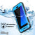 Galaxy S7 Edge Waterproof Case, Punkcase [Extreme Series] [Slim Fit] [IP68 Certified] [Shockproof] [Snowproof] [Dirproof] Armor Cover [Light Blue] (Color in image: Black)