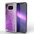 Galaxy S8 Case, Punkcase [Liquid Series] Protective Dual Layer Floating Glitter Cover + PunkShield Screen Protector for Samsung S8 [Purple] (Color in image: Purple)