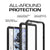 Galaxy S8 Plus Waterproof Case, Ghostek Nautical Series (Black) | Slim Underwater Full Body Protection (Color in image: Green)