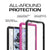 Galaxy S8 Plus Waterproof Case, Ghostek Nautical Series (Pink) | Slim Underwater Full Body Protection (Color in image: Black)