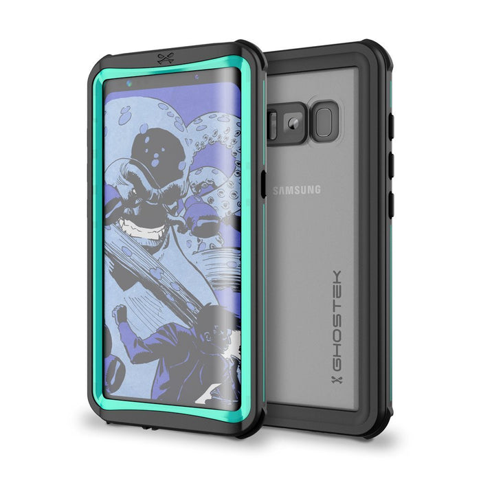 Galaxy S8 Plus Waterproof Case, Ghostek Nautical Series (Teal) | Slim Underwater Full Body Protection (Color in image: Teal)