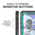 Galaxy S8 Plus Waterproof Case, Ghostek Nautical Series (Teal) | Slim Underwater Full Body Protection (Color in image: Black)