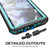 Galaxy S8 Plus Waterproof Case, Ghostek Nautical Series (Teal) | Slim Underwater Full Body Protection (Color in image: White)
