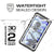 Galaxy S8 Plus Waterproof Case, Ghostek Nautical Series (White) | Slim Underwater Full Body Protection (Color in image: Red)
