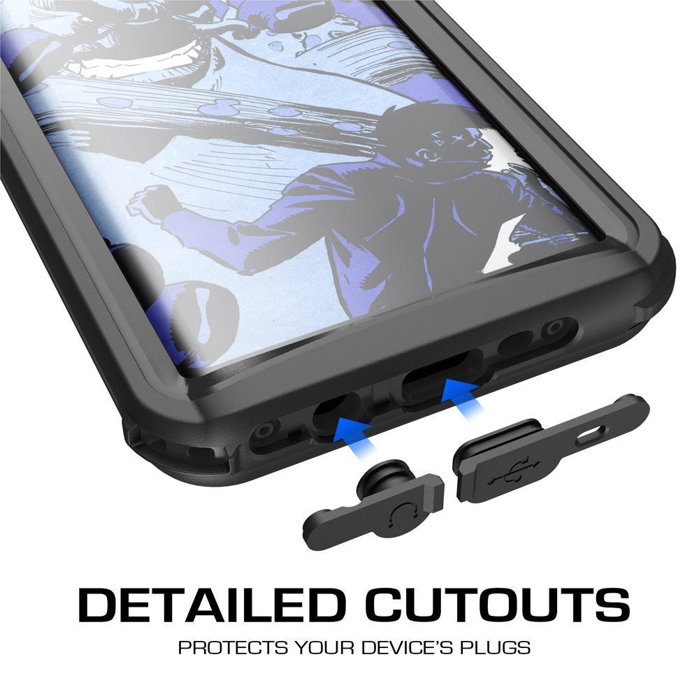 Galaxy S8 Waterproof Case, Ghostek Nautical Series (Black) | Slim Underwater Full Body Protection (Color in image: Teal)