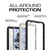 Galaxy S8 Waterproof Case, Ghostek Nautical Series (White) | Slim Underwater Full Body Protection (Color in image: Black)