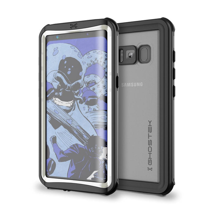 Galaxy S8 Waterproof Case, Ghostek Nautical Series (White) | Slim Underwater Full Body Protection (Color in image: White)