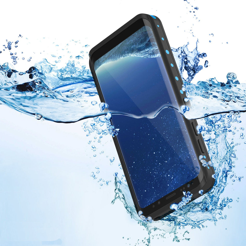 Galaxy S8 Waterproof Case PunkCase StudStar Light Blue Thin 6.6ft Underwater IP68 ShockProof (Color in image: light green)
