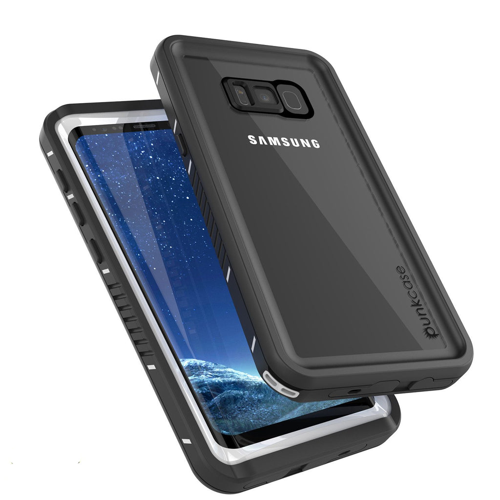 Galaxy S8 PLUS Waterproof Case, Punkcase [Extreme Series] [Slim Fit] [IP68 Certified] [Shockproof] [Snowproof] [Dirproof] Armor Cover [White] 