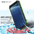 Protector [PURPLE]Galaxy S8 Waterproof Case, Punkcase [KickStud Series] [Slim Fit] [IP68 Certified] [Shockproof] [Snowproof] Armor Cover [Green] (Color in image: Black)