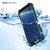 Galaxy S8 Plus Waterproof Case, Punkcase KickStud Teal Series [Slim Fit] [IP68 Certified] [Shockproof] [Snowproof] Armor Cover. (Color in image: Green)