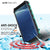 Galaxy S8 Plus Waterproof Case, Punkcase KickStud Teal Series [Slim Fit] [IP68 Certified] [Shockproof] [Snowproof] Armor Cover. (Color in image: White)