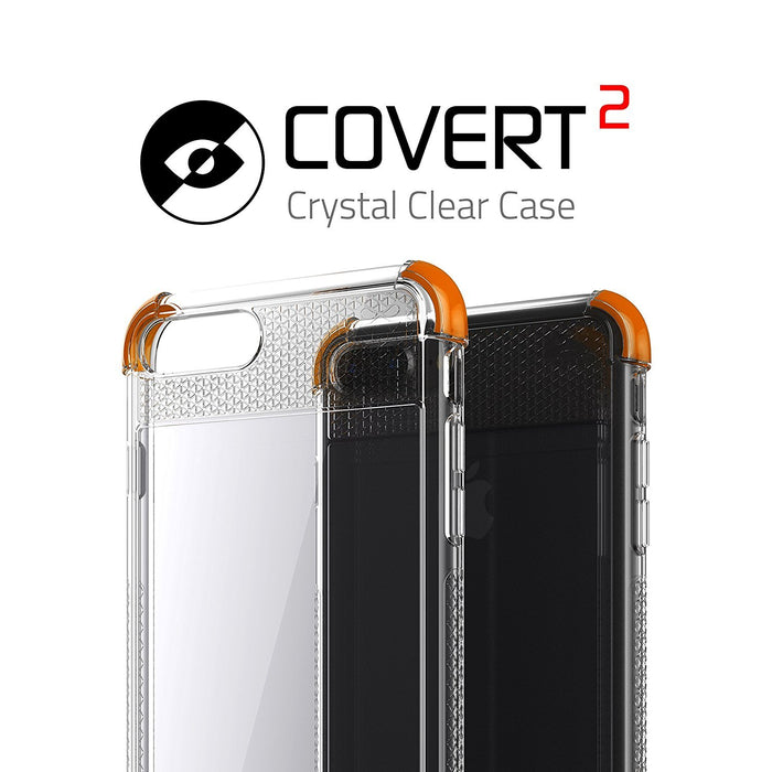 iPhone 7+ Plus Case, Ghostek Covert 2 Series for iPhone 7+ Plus Protective Case [ Orange] (Color in image: Teal)