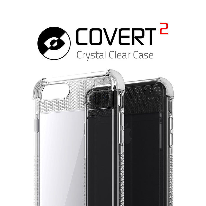 iPhone 8+ Plus Case, Ghostek Covert 2 Series for iPhone 8+ Plus Protective Case [ White] (Color in image: Teal)