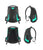 Ghostek NRGbag Teal Series Computer Laptop Messenger Backpack Book Bag + Battery Power Bank | Water Resistant | 7000mAh (Color in image: Gray)