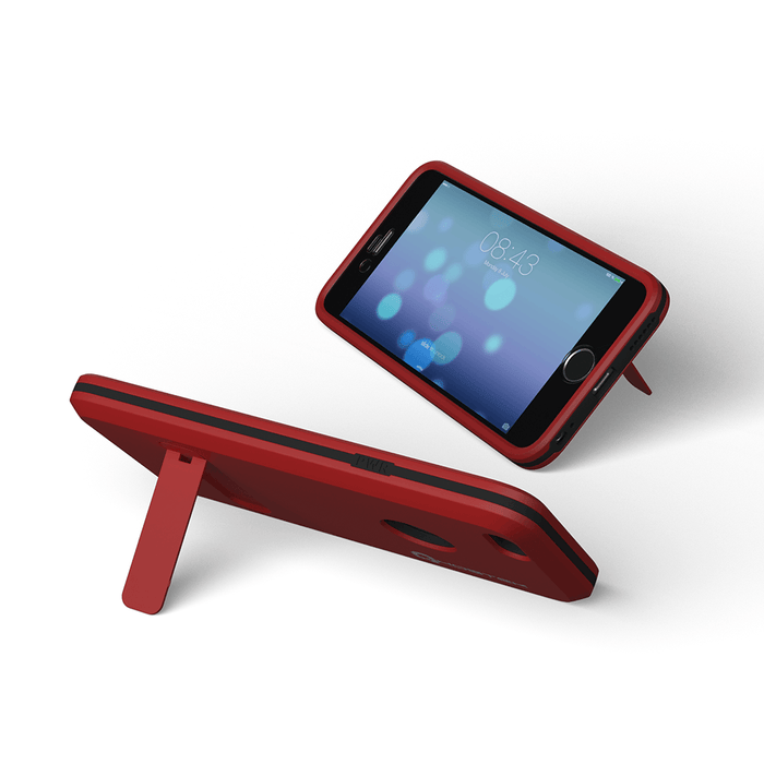 iphone-6-plus-waterproof-case-ghostek-bullet-red-apple-iphone-6-plus-waterproof-case-w-attached-screen-protector-lifetime-warranty-apple-iphone-6-plus-slim-fitted-waterproof-shock-proof-dust-proof-dirt-proof-snow-proof-cover-case-ghocas204 (Color in image: charcoal)