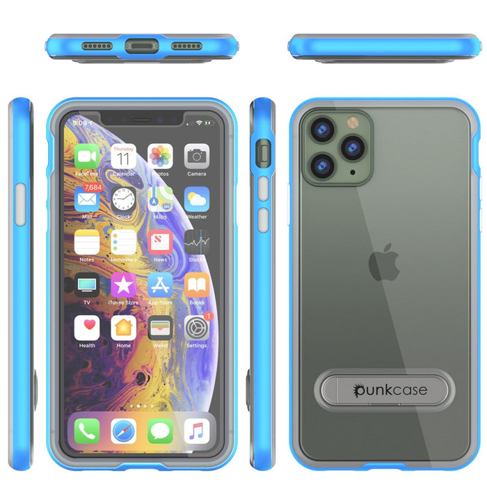 iPhone 12 Pro Max Case, PUNKcase [LUCID 3.0 Series] [Slim Fit] Protective Cover w/ Integrated Screen Protector [Blue] (Color in image: Grey)