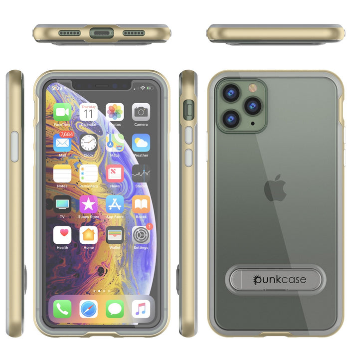 iPhone 12 Pro Max Case, PUNKcase [LUCID 3.0 Series] [Slim Fit] Protective Cover w/ Integrated Screen Protector [Gold] (Color in image: Grey)