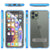 iPhone 12 Pro Case, PUNKcase [LUCID 3.0 Series] [Slim Fit] Protective Cover w/ Integrated Screen Protector [Blue] (Color in image: Grey)