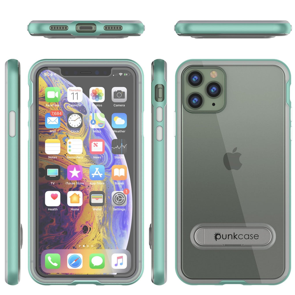 iPhone 12 Pro Case, PUNKcase [LUCID 3.0 Series] [Slim Fit] Protective Cover w/ Integrated Screen Protector [Teal] (Color in image: Gold)