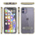 iPhone 11 Case, PUNKcase [LUCID 3.0 Series] [Slim Fit] Armor Cover w/ Integrated Screen Protector [Gold] (Color in image: Black)