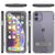 iPhone 11 Case, PUNKcase [LUCID 3.0 Series] [Slim Fit] Armor Cover w/ Integrated Screen Protector [Grey] (Color in image: Black)