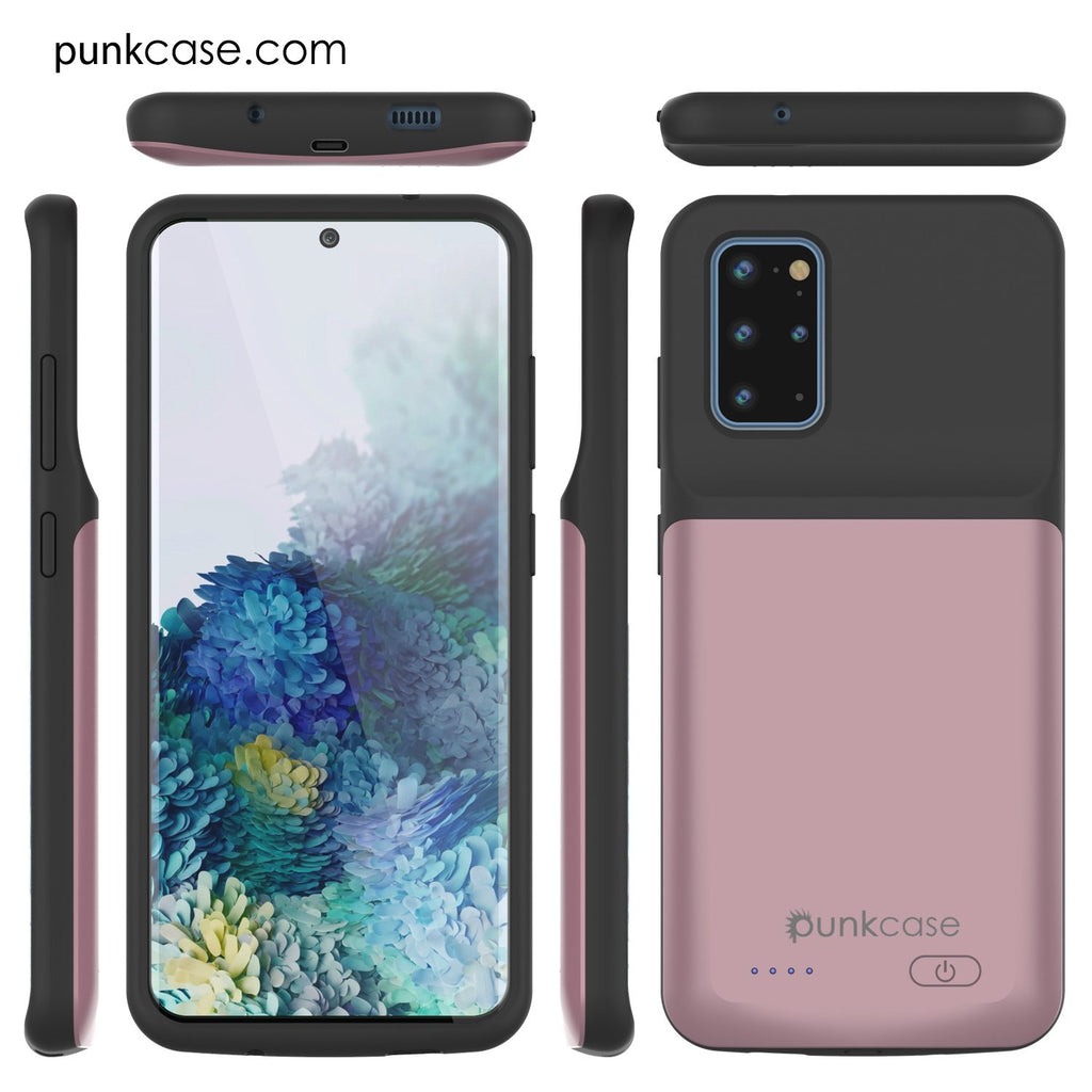 PunkJuice S20+ Plus Battery Case Rose - Fast Charging Power Juice Bank with 6000mAh (Color in image: Rose-Gold)
