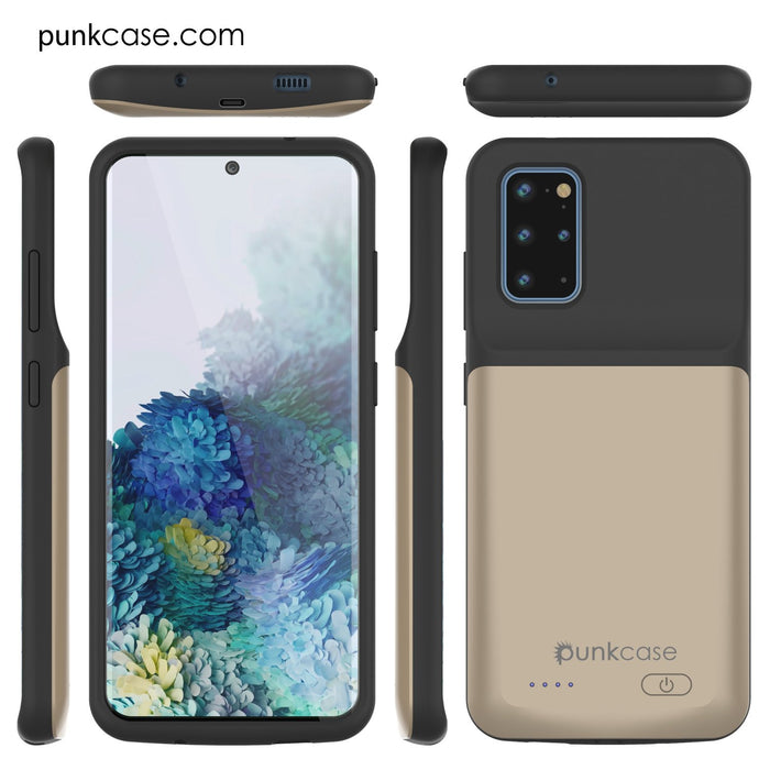 PunkJuice S20+ Plus Battery Case Gold - Fast Charging Power Juice Bank with 6000mAh (Color in image: Gold)