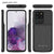 PunkJuice S20 Ultra Battery Case Patterned Black - Fast Charging Power Juice Bank with 6000mAh (Color in image: Patterned Black)