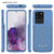 PunkJuice S20 Ultra Battery Case Patterned Blue - Fast Charging Power Juice Bank with 6000mAh (Color in image: Patterned Blue)