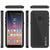 Galaxy S9 Plus Waterproof Case PunkCase StudStar Black Thin 6.6ft Underwater IP68 Shock/Snow Proof (Color in image: white)